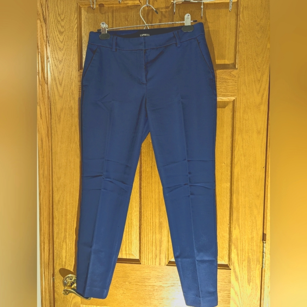 Express columnist ankle, size 8, blue